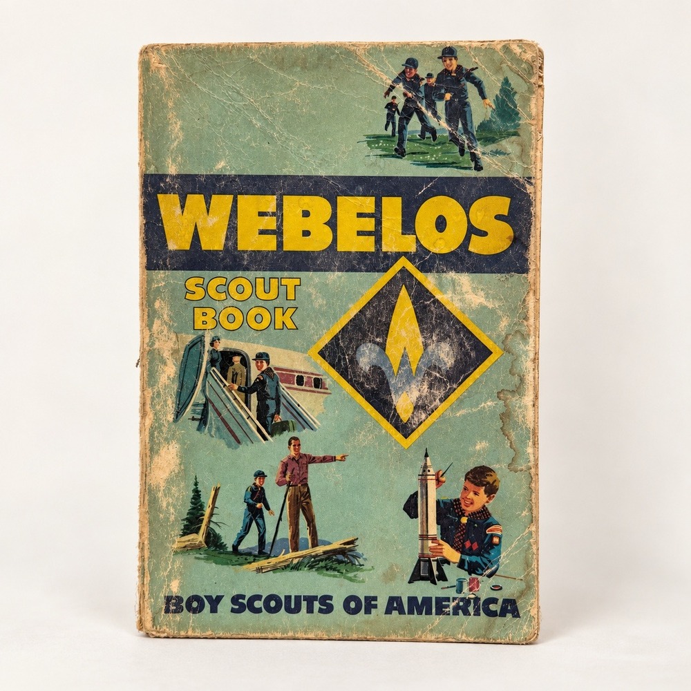 BSA Vintage 1973 Webelos Scout Book Boy Scouts of America Gorpcore Retro Retro